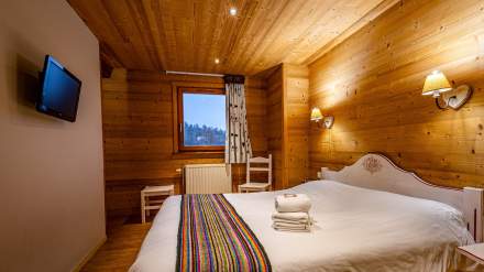 Chambre triple vue montagne